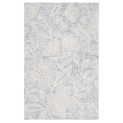 Jardin Hand Tufted Wool Floral Rug
