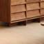 Buffet Mid-Century Wabi-sabi en bois massif