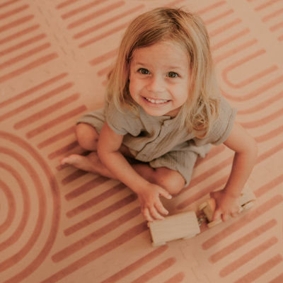 Haven Mat- Linear Linen