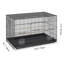 Cage à oiseaux 30 pouces, grandes cages à perruches en métal pour petits perroquets perroquets et inséparables, cage à oiseaux avec support roulant et plateau