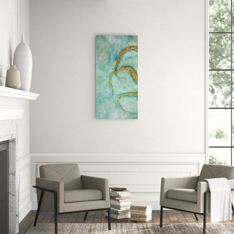 Octopoda I Painting by L. Bodine, Hand Painting