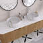 Meuble-lavabo mural 60 po Woodgrain-1925291112