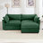 Hartsdale Chenille Sectional Sofa with Movable Ottoman & Storage Drawers-123141387-123141391
