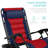 Danny-James Oversized Padded Zero Gravity Chair, Folding Outdoor Patio Recliner w/ Side Tray-116541310