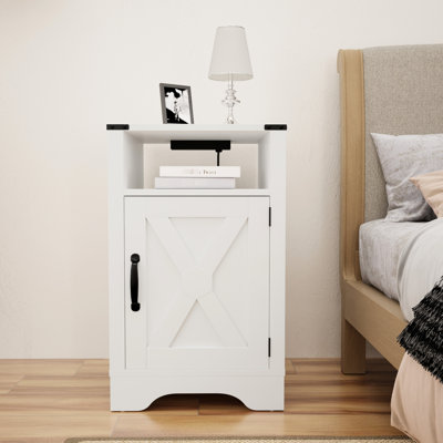 Nightstand with Charging Station