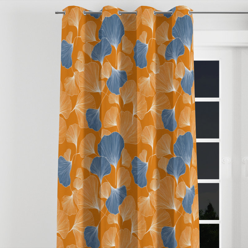 Coastal Curtains - Rideau à œillets Beachy, L 52 po x L 120 po, Œillets argentés