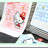 Hello Kitty Cotton Bath Set - 2 pcs, 31.5x15.7IN, Pink & Blue, 100% Cotton, Cute Angel & Bear Designs