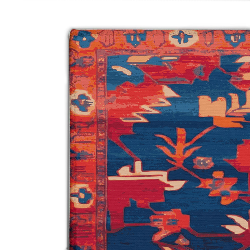 Tapis bleu intérieur et extérieur Tabriz, Rectangulaire 2 pi x 3 pi
