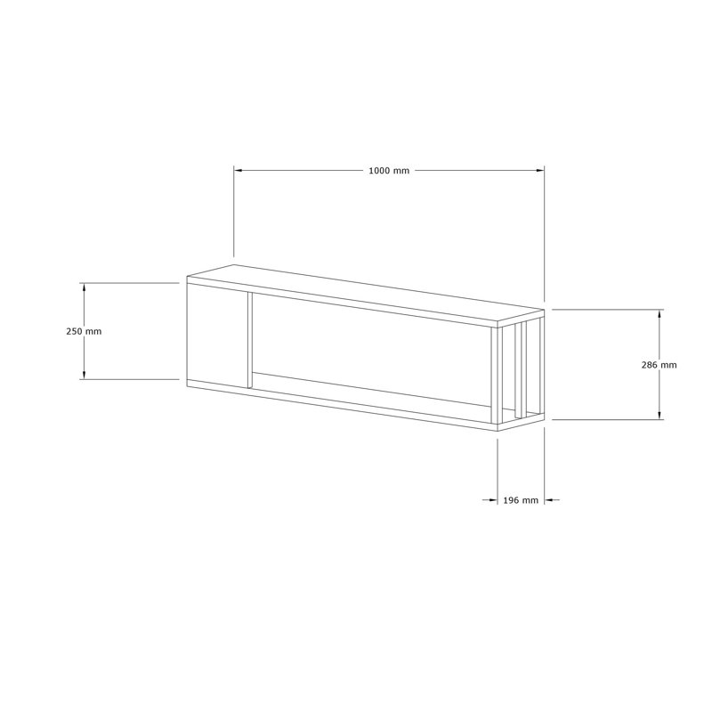 Floating Shelf, Anthracite