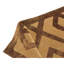 Hand Knotted Geometric Area Rug in Mocha