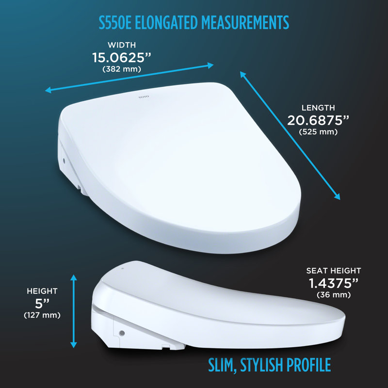 Washlet® Toilet Seat Bidet Elongated Bidet Seat, Sedona Beige