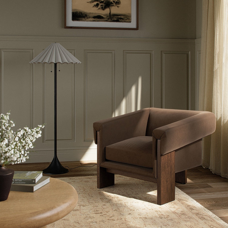 Cairo Chair-Harrison Black, Modern Velvet Smoke