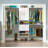 84" W - 120" W Closet System with Doors, Drawers and Shoe Shelves-19958960