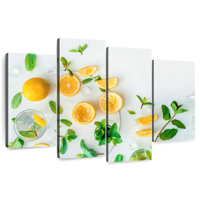 Yarlin Lemon Refresher, 54" H x 84" W
