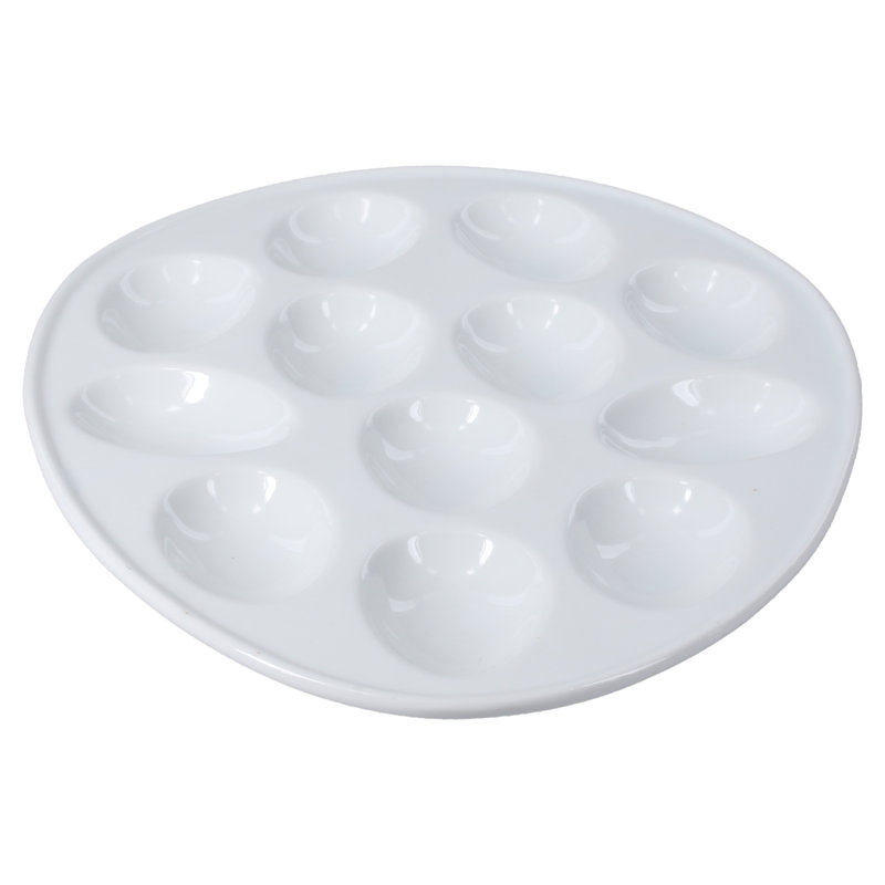 BIA Cordon Bleu 11" Oval Porcelain Egg Plate