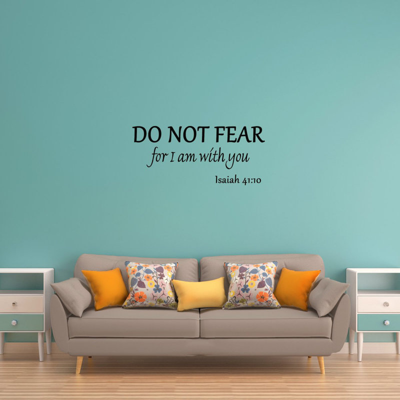 Adhésif décoratif Doagh Do Not Fear for I am with You, H 20 po x l 44 po