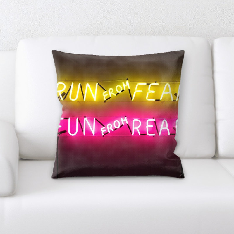 Microsuede Reversible Throw Pillow