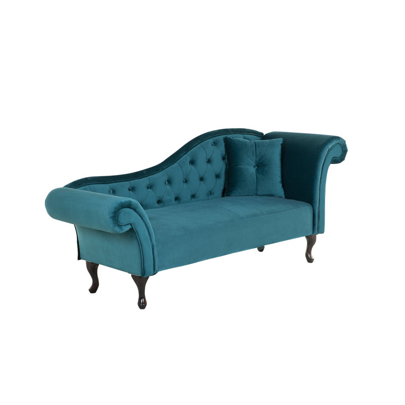 Alline Chaise Lounge, Left Hand Facing, Blue