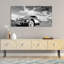 Cruisin' USA (BW) 1 Piece Wrapped Canvas Wall Art-781584775