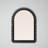 Wood Ball Framed Arched Wall Mirror-574951415-574951414
