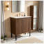 Meuble-lavabo de salle de bain avec lavabo et rangement