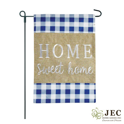 Drapeau de jardin en polyester 21 x 14 po Gabouray