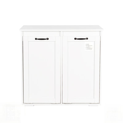 Armoire à linge avec 2 sacs à doublure amovibles, parfait pour un rangement organisé et efficace dans n'importe quelle maison.