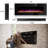 Ultra-Thin Electric Fireplace in-Wall Recessed-819823725