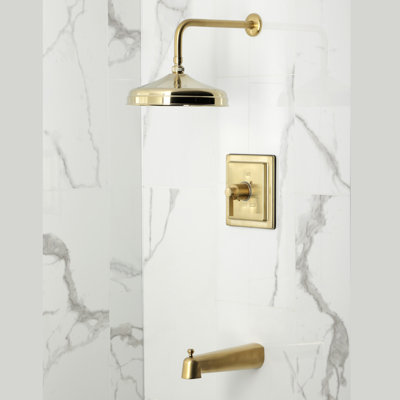 Kingston Brass Single-Handle Pressure Balanced Tub And Shower Faucet