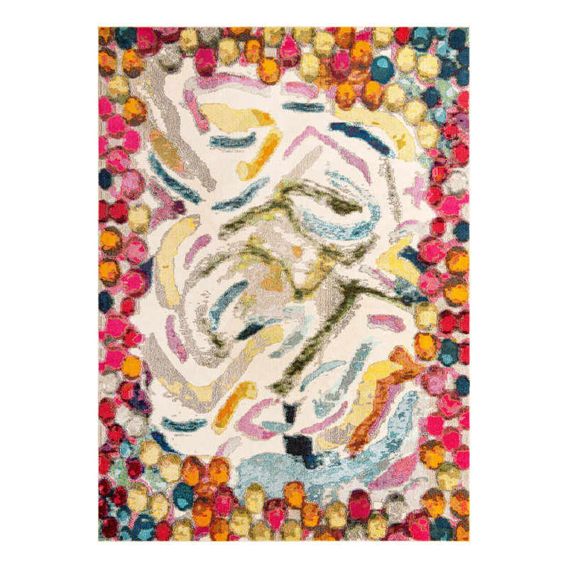 Washable Indoor Rug, Rectangle 9' x 12'