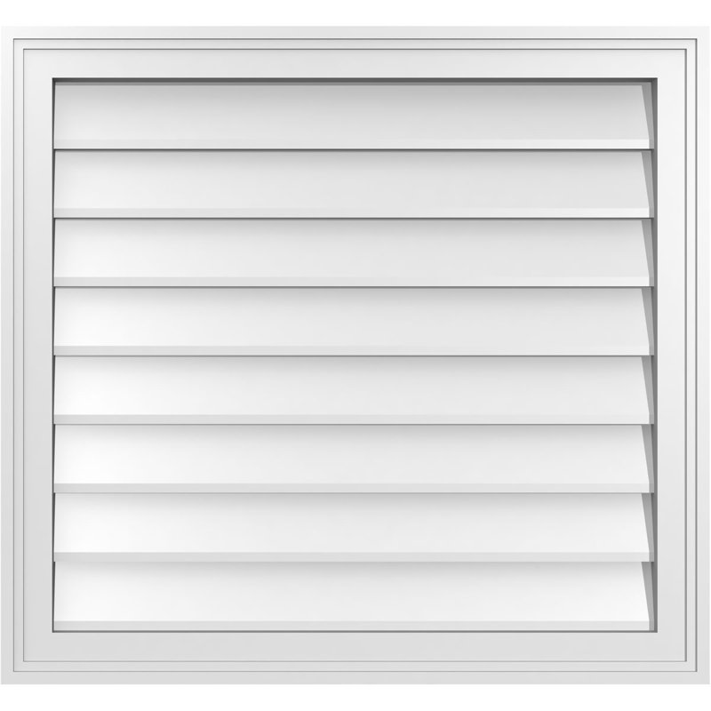 Cadre en brique, brun clair apprêté, H 26 po x l 28 po x P 1,5 po