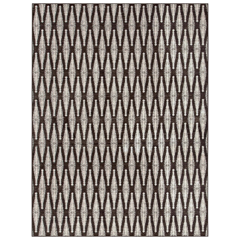 Khylar Viscose Geometric Rug