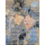 Tapis beige / bleu noué à la main de haute qualité-83445344