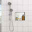 15" X 13" Stainless Steel Shower Niche, Brushed Nickel