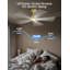 2pcs 52" Ceiling Fan With Led Lights-2056392089-2056392101
