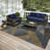 Chenille Washable Abstract Indoor / Outdoor Rug