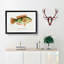 Illustration of a Wrasse Fish by F.E. Clarke - Picture Frame Painting Print-55579782-55579784