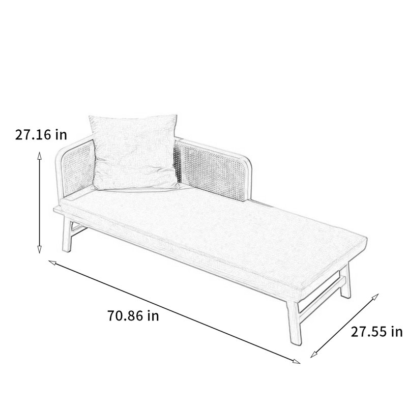 Chaise en rotin exquis