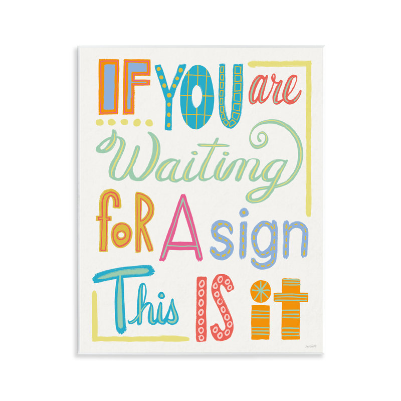 «This Is Your Sign» par Anne Tavoletti
