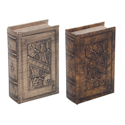 Chachere 2 Piece Medium Density Fiberboard (MDF) Decorative Box Set