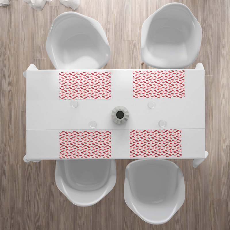 Polyester Abstract Rectangle Placemat