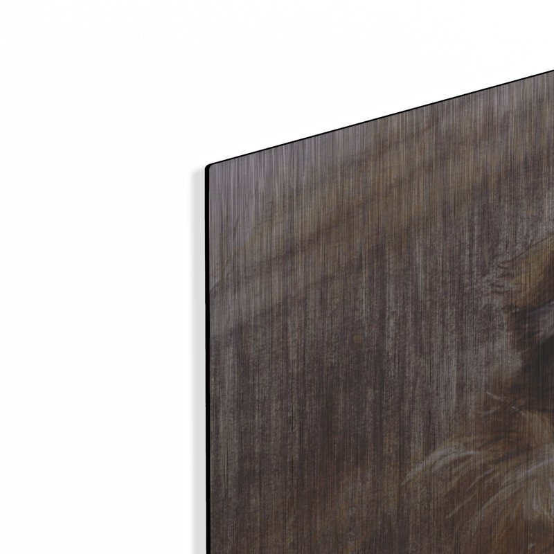 «Tibetan Spaniel 1» par Barbara Keith, art mural en métal, H 36 po x l 36 po