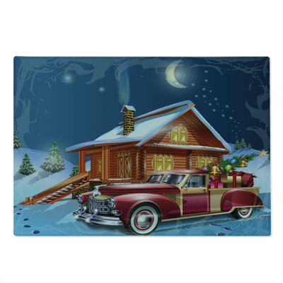 East Urban Home Glass Christam Cutting Board