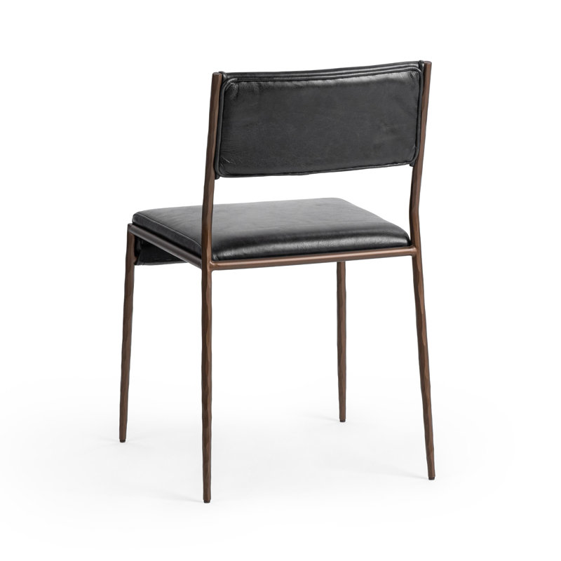 Kayne Upholstered Dining Chair, Jet Black