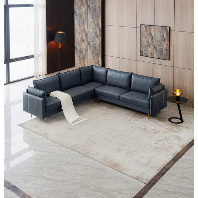 Canapé modulaire en cuir Vegan