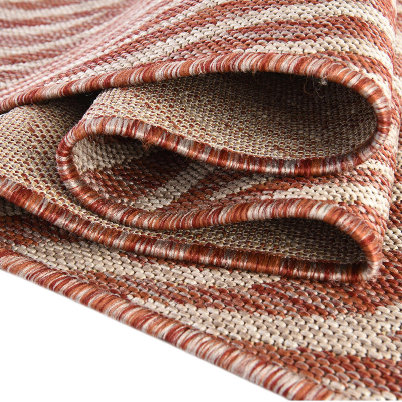 Tapis rouille rouille_unique, Carré 10 pi
