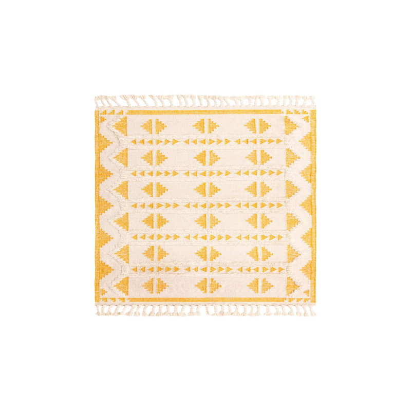 Faver Performance Wool Geometric Indoor Rug, Rectangle 6'1" x 9'
