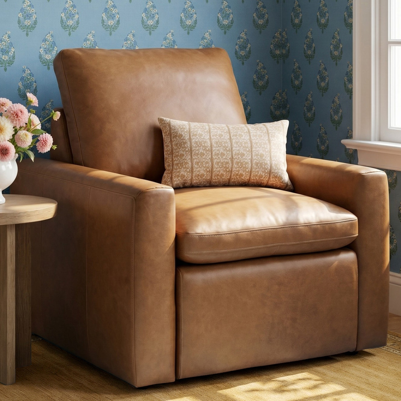 Wilma Genuine Leather Recliner