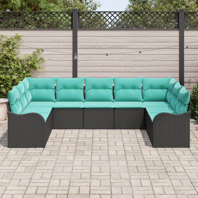 Ensemble de canapé de jardin 9 pièces vidaXL