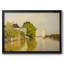 Maisons sur la rivière Zaan à Zaandam-Claude Monet - Toile tendue avec châssis, 1871-355228958-355228959-355228946